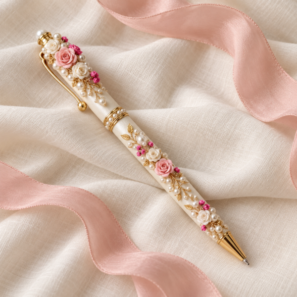 AI-generated example of a floral Nikah pen